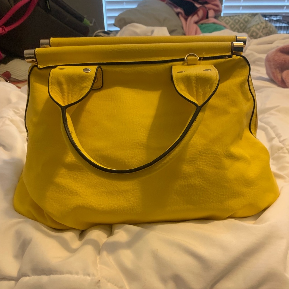 Yellow purse